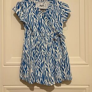 Diane Von Furstenberg for Target Blue and White Patterned Kids Dress